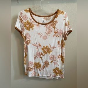 Volcom floral tee shirt